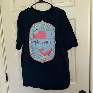 Dark blue Simply Southern tshirt